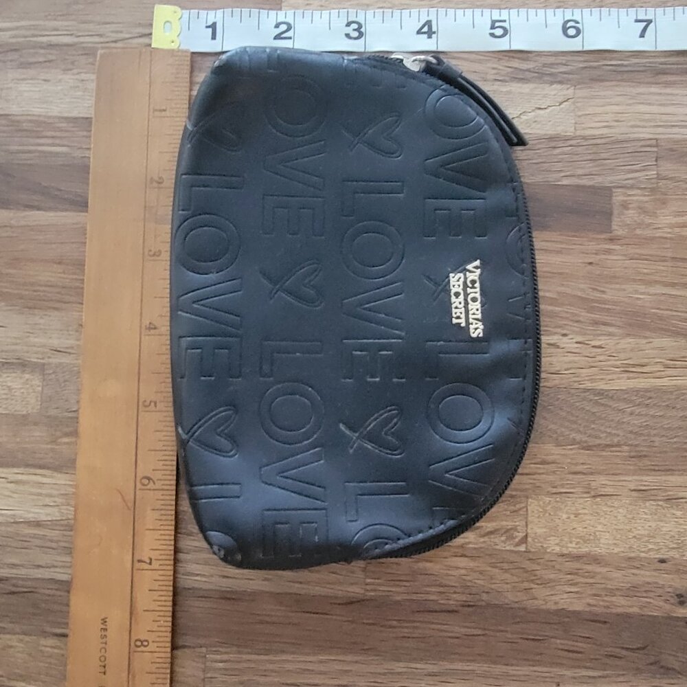 Victoria's Secret Love Black Makeup Pouch - Picture 9 of 10